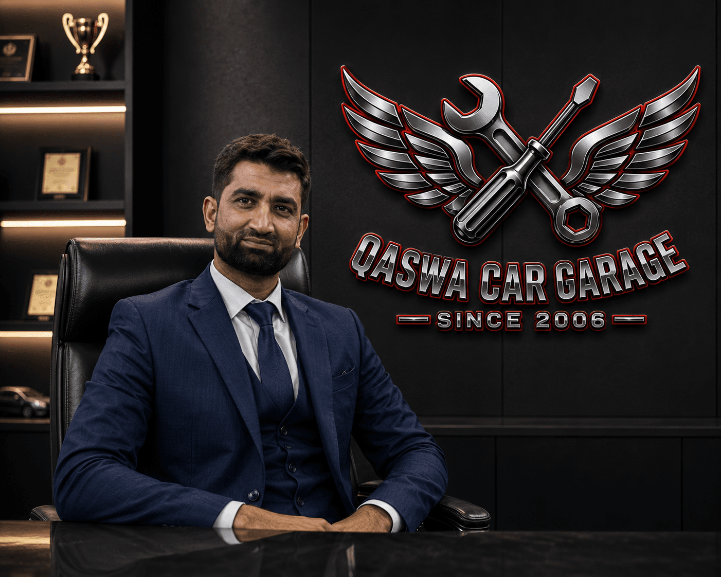Mohammed Iliyas, founder of Qaswa Car Garage in Davanagere